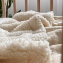 Paturica bebe din muselina si blanita Teddy milky (3)